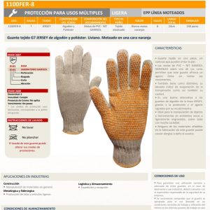 Guante Moteado Clasico  *Para ver Precio haz clic Aquí !